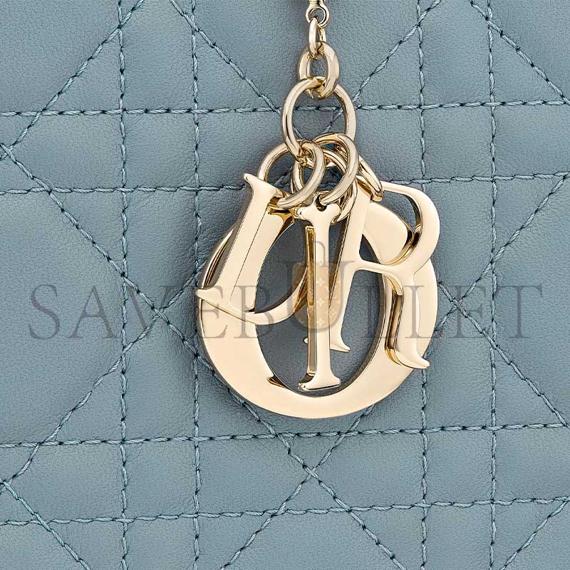 D*or lady D*or pouch with chain s0204onmj_m81b (22*13*5cm)
